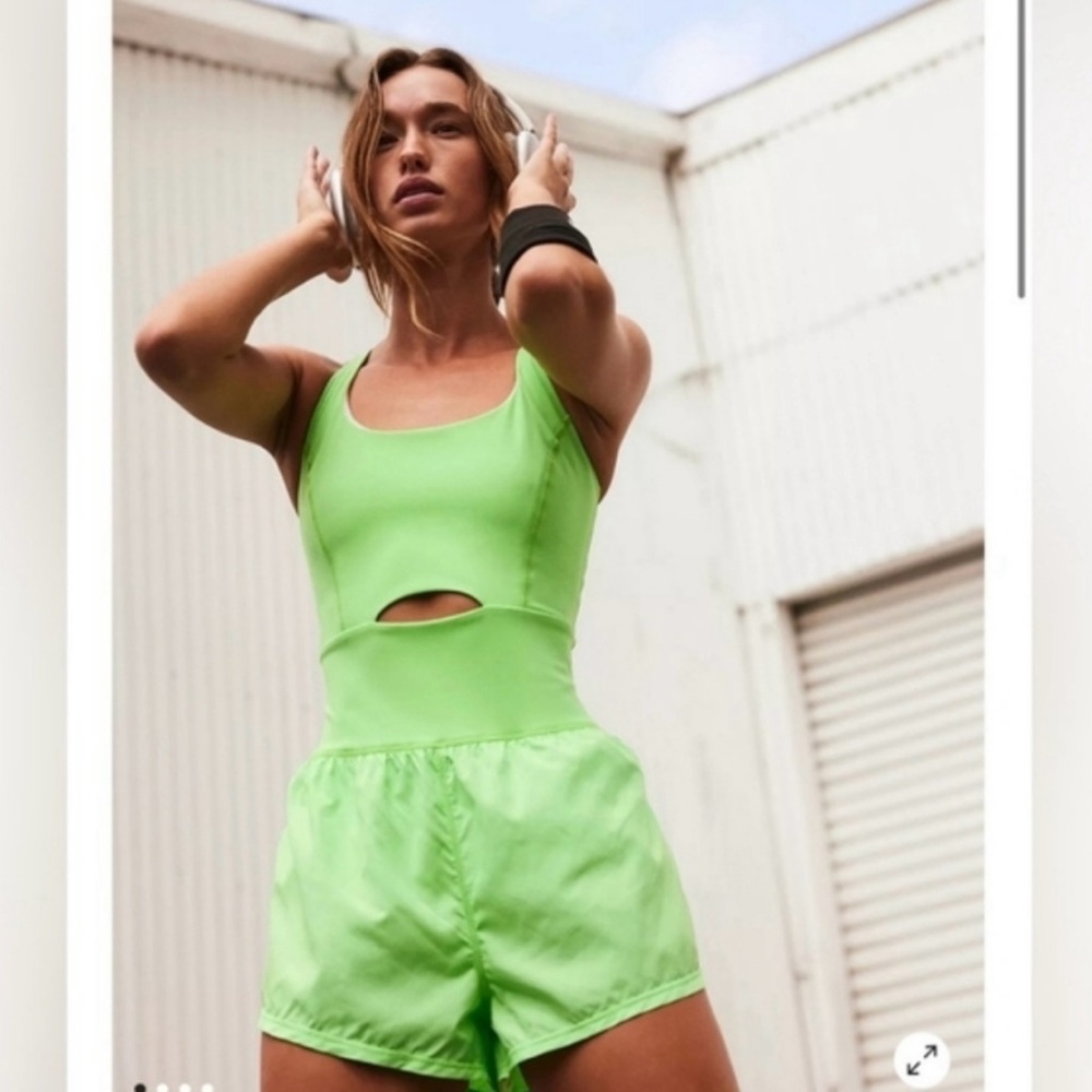 FP Movement Righteous Runsie Neon Lime 🍋‍🟩